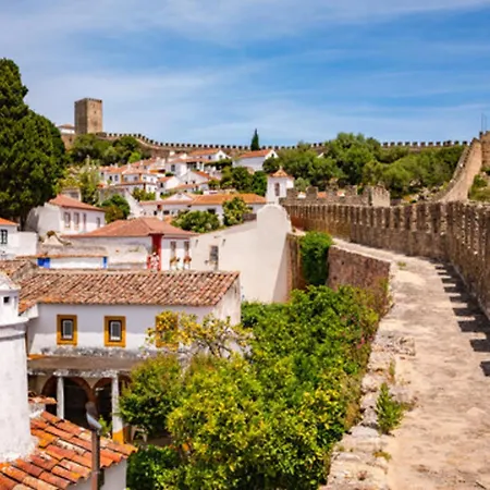 Exceptional With A Panoramic Views Over The Obidos Lagoon וילה